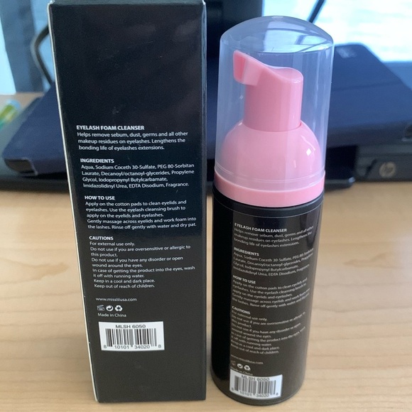 Miss Lil USA New In Box Lash Bath Professional Lash Extension Shampoo - Picture 3 of 5